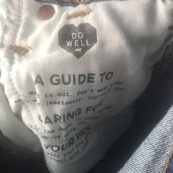 Madewell Jean Shorts Womens Blue Size 23 Cut Off 10" High Rise Skinny - Picture 9 of 9